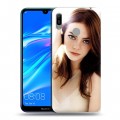 Дизайнерский пластиковый чехол для Huawei Y6 (2019) Эмма Стоун