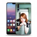 Дизайнерский пластиковый чехол для Huawei P20 Pro Эмма Стоун