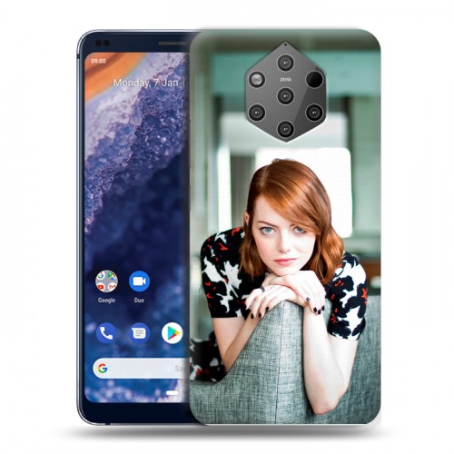 Дизайнерский силиконовый чехол для Nokia 9 PureView Эмма Стоун