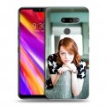 Дизайнерский пластиковый чехол для LG G8 ThinQ Эмма Стоун