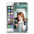 Дизайнерский пластиковый чехол для Iphone 6/6s Эмма Стоун