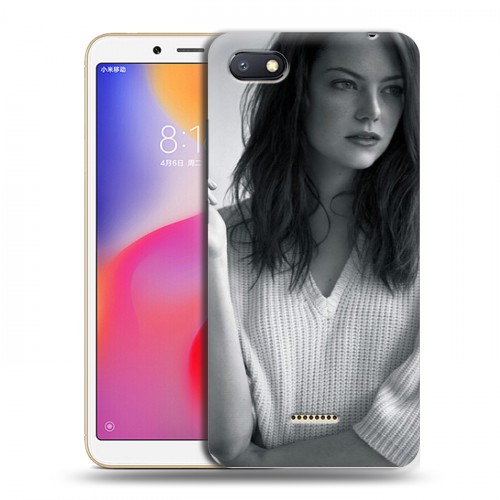 Дизайнерский пластиковый чехол для Xiaomi RedMi 6A Эмма Стоун