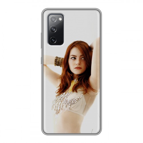 Дизайнерский силиконовый чехол для Samsung Galaxy S20 FE Эмма Стоун