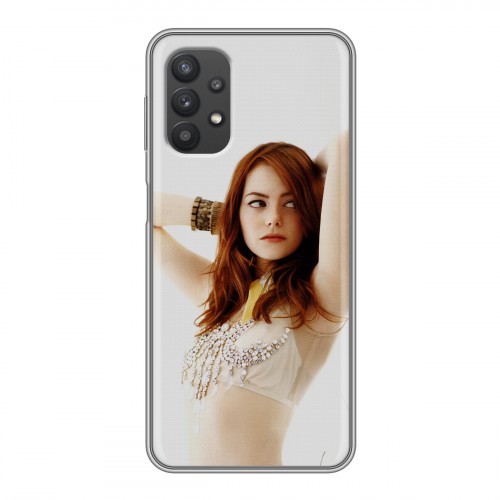 Дизайнерский силиконовый чехол для Samsung Galaxy A32 Эмма Стоун