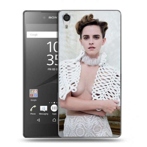 Дизайнерский пластиковый чехол для Sony Xperia Z5 Premium Эмма Уотсон