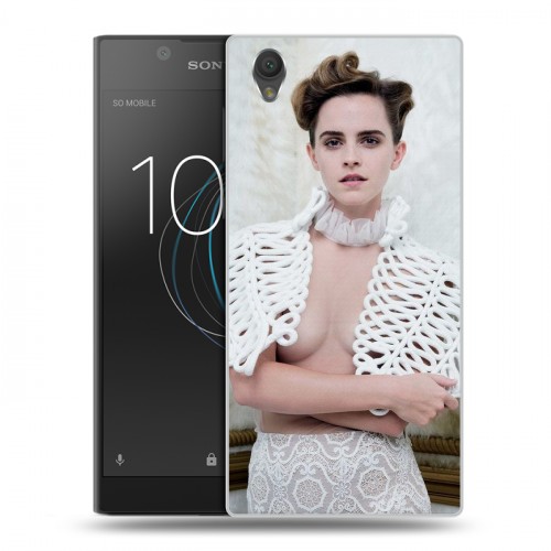 Дизайнерский пластиковый чехол для Sony Xperia L1 Эмма Уотсон