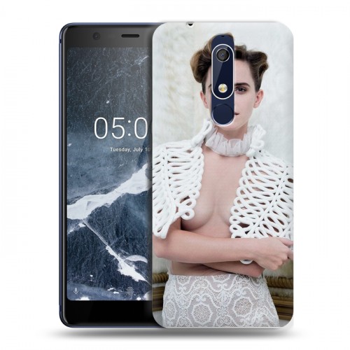 Дизайнерский пластиковый чехол для Nokia 5.1 Эмма Уотсон