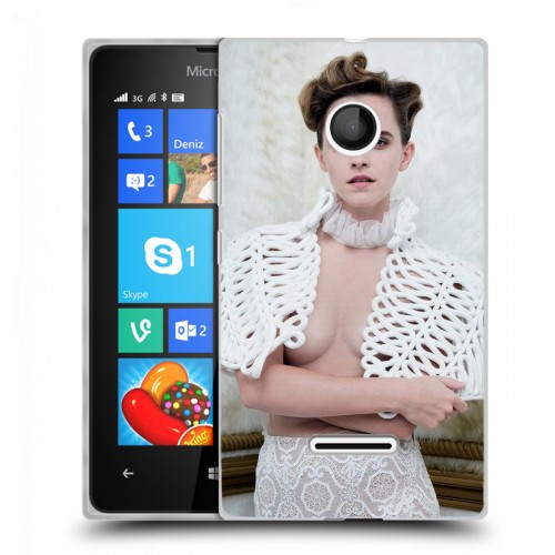 Дизайнерский пластиковый чехол для Microsoft Lumia 435 Эмма Уотсон