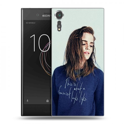 Дизайнерский пластиковый чехол для Sony Xperia XZs Эмма Уотсон