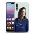 Дизайнерский силиконовый с усиленными углами чехол для Huawei P20 Pro Эмма Уотсон