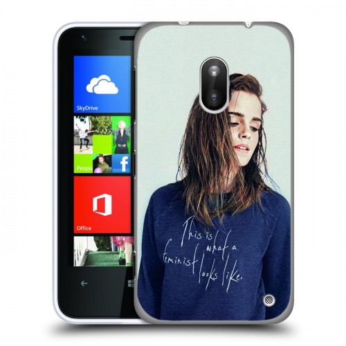 Дизайнерский пластиковый чехол для Nokia Lumia 620 Эмма Уотсон