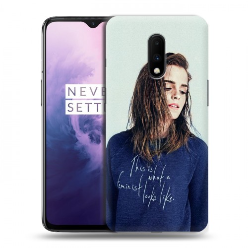 Дизайнерский пластиковый чехол для OnePlus 7 Эмма Уотсон