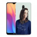 Дизайнерский силиконовый с усиленными углами чехол для Xiaomi RedMi 8A Эмма Уотсон