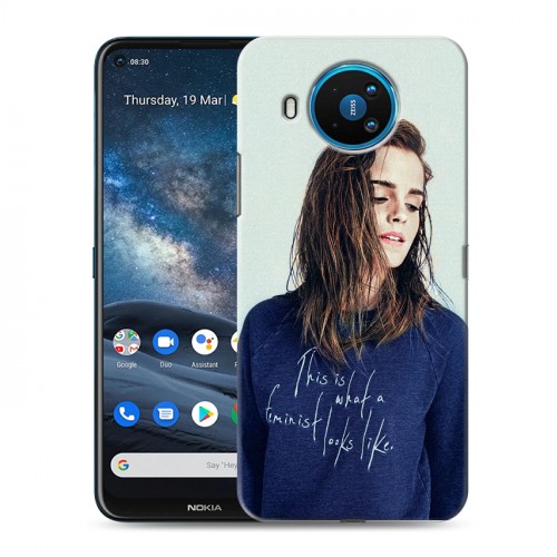 Дизайнерский силиконовый чехол для Nokia 8.3 Эмма Уотсон