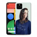 Дизайнерский пластиковый чехол для Google Pixel 5 Эмма Уотсон