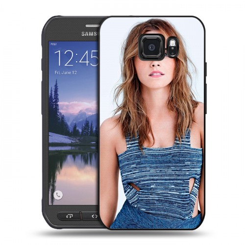 Дизайнерский пластиковый чехол для Samsung Galaxy S6 Active Эмма Уотсон