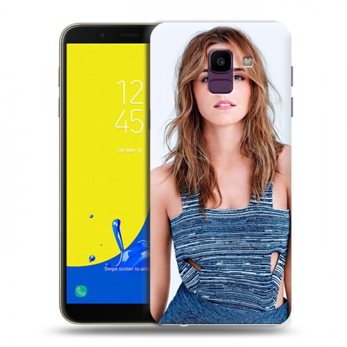 Дизайнерский пластиковый чехол для Samsung Galaxy J6 Эмма Уотсон