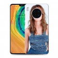 Дизайнерский пластиковый чехол для Huawei Mate 30 Эмма Уотсон