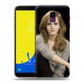 Дизайнерский пластиковый чехол для Samsung Galaxy J6 Эмма Уотсон