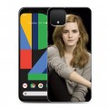 Дизайнерский пластиковый чехол для Google Pixel 4 XL Эмма Уотсон