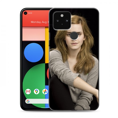 Дизайнерский пластиковый чехол для Google Pixel 5 Эмма Уотсон