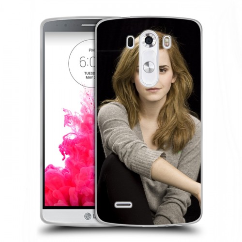 Дизайнерский пластиковый чехол для LG G3 (Dual-LTE) Эмма Уотсон