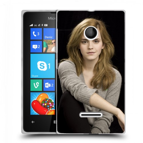 Дизайнерский пластиковый чехол для Microsoft Lumia 435 Эмма Уотсон