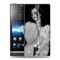 Дизайнерский пластиковый чехол для Sony Xperia S Эмма Уотсон