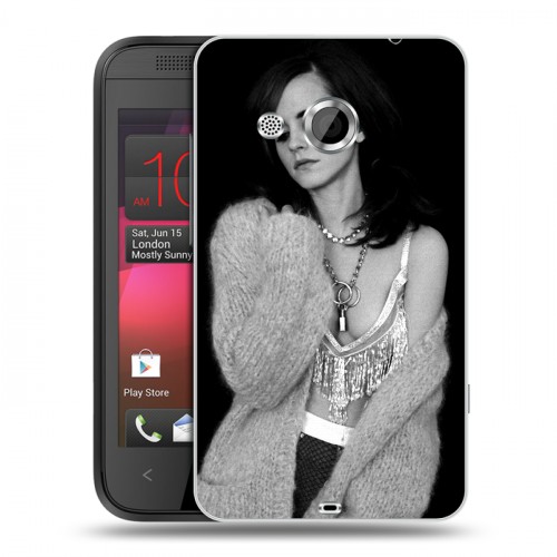 Дизайнерский пластиковый чехол для HTC Desire 200 Эмма Уотсон