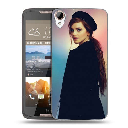 Дизайнерский пластиковый чехол для HTC Desire 828 Эмма Уотсон