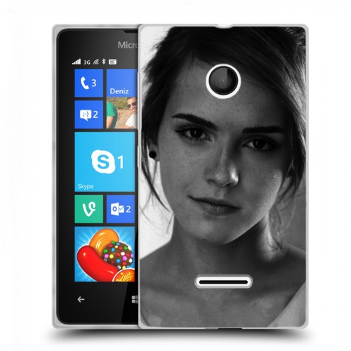 Дизайнерский пластиковый чехол для Microsoft Lumia 435 Эмма Уотсон