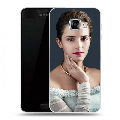 Дизайнерский пластиковый чехол для Samsung Galaxy C5 Эмма Уотсон