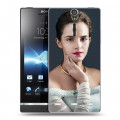 Дизайнерский пластиковый чехол для Sony Xperia S Эмма Уотсон