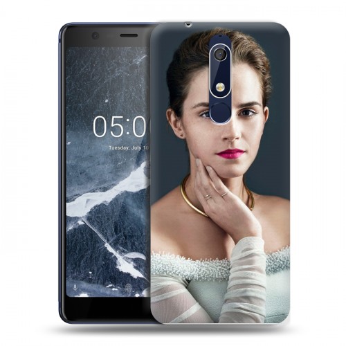 Дизайнерский пластиковый чехол для Nokia 5.1 Эмма Уотсон