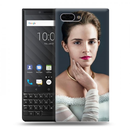 Дизайнерский пластиковый чехол для BlackBerry KEY2 Эмма Уотсон