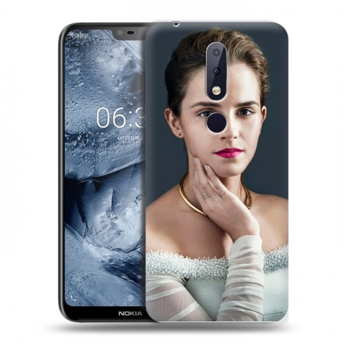 Дизайнерский силиконовый чехол для Nokia 6.1 Plus Эмма Уотсон