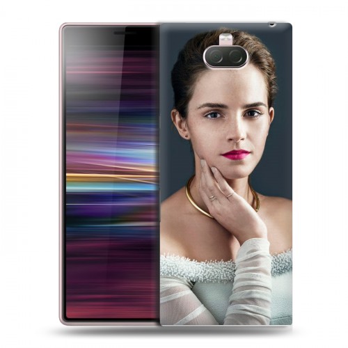 Дизайнерский силиконовый чехол для Sony Xperia 10 Эмма Уотсон