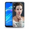 Дизайнерский пластиковый чехол для Huawei Y6 (2019) Эмма Уотсон