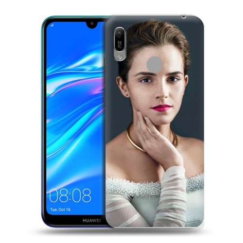 Дизайнерский пластиковый чехол для Huawei Y6 (2019) Эмма Уотсон