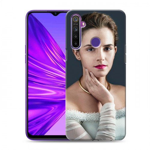 Дизайнерский силиконовый чехол для Realme 5 Эмма Уотсон