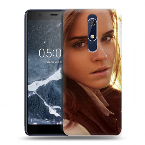 Дизайнерский пластиковый чехол для Nokia 5.1 Эмма Уотсон