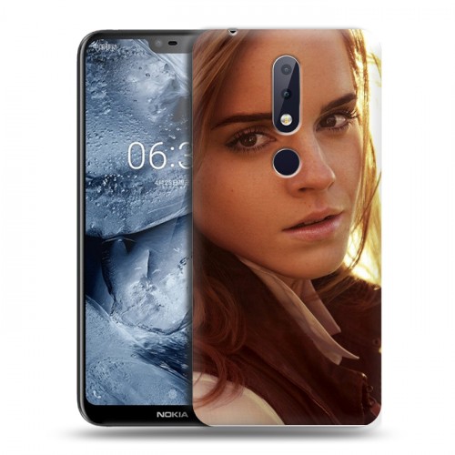 Дизайнерский пластиковый чехол для Nokia 6.1 Plus Эмма Уотсон