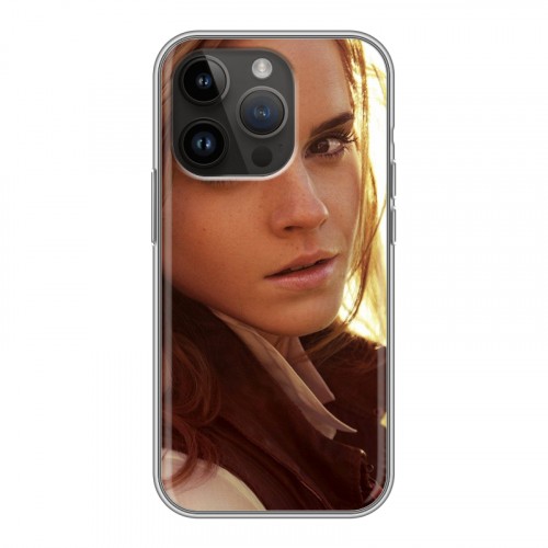 Дизайнерский силиконовый чехол для Iphone 14 Pro Эмма Уотсон