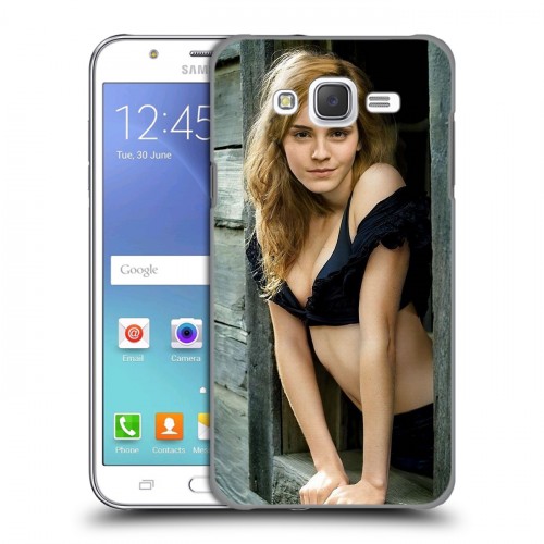 Дизайнерский пластиковый чехол для Samsung Galaxy J5 Эмма Уотсон