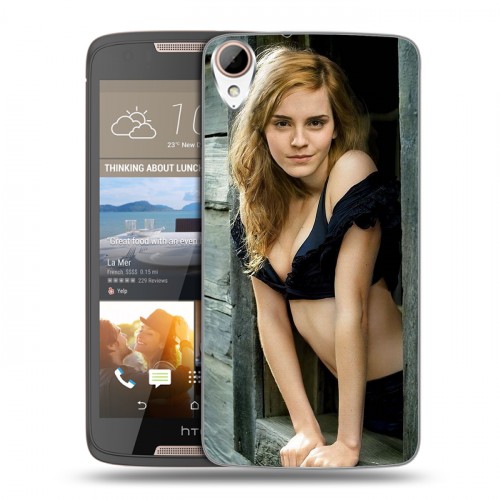 Дизайнерский пластиковый чехол для HTC Desire 828 Эмма Уотсон