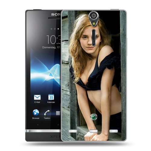 Дизайнерский пластиковый чехол для Sony Xperia S Эмма Уотсон