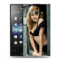 Дизайнерский пластиковый чехол для Sony Xperia acro S Эмма Уотсон