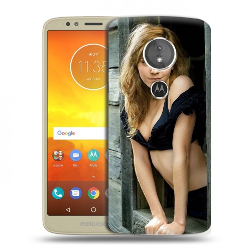 Дизайнерский пластиковый чехол для Motorola Moto E5 Эмма Уотсон