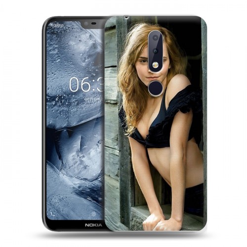 Дизайнерский силиконовый чехол для Nokia 6.1 Plus Эмма Уотсон