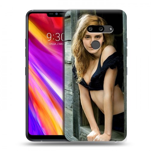 Дизайнерский пластиковый чехол для LG G8 ThinQ Эмма Уотсон